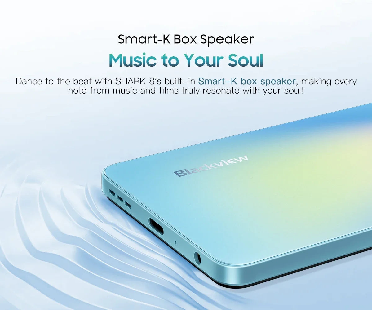 Blackview SHARK 8 Machine Android 13 8GB 128GB/256GB G99 6.78'' 120Hz 2.4K Display 64MP Camera