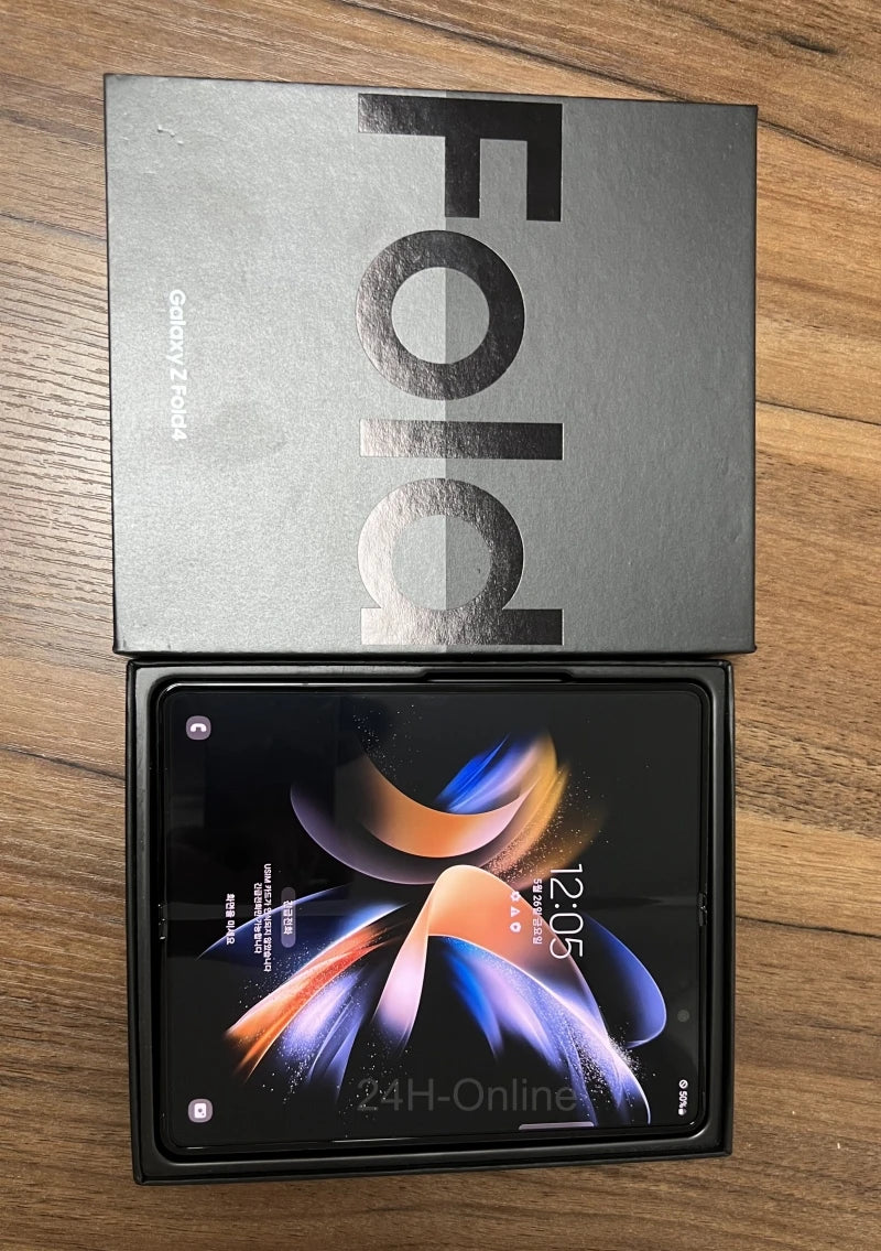 Samsung Galaxy Z Fold4 Fold 4 5G F936B Global Version 7.6" AMOLED 12GB RAM 256/512GB ROM Snapdragon NFC 99% New Cell Phone