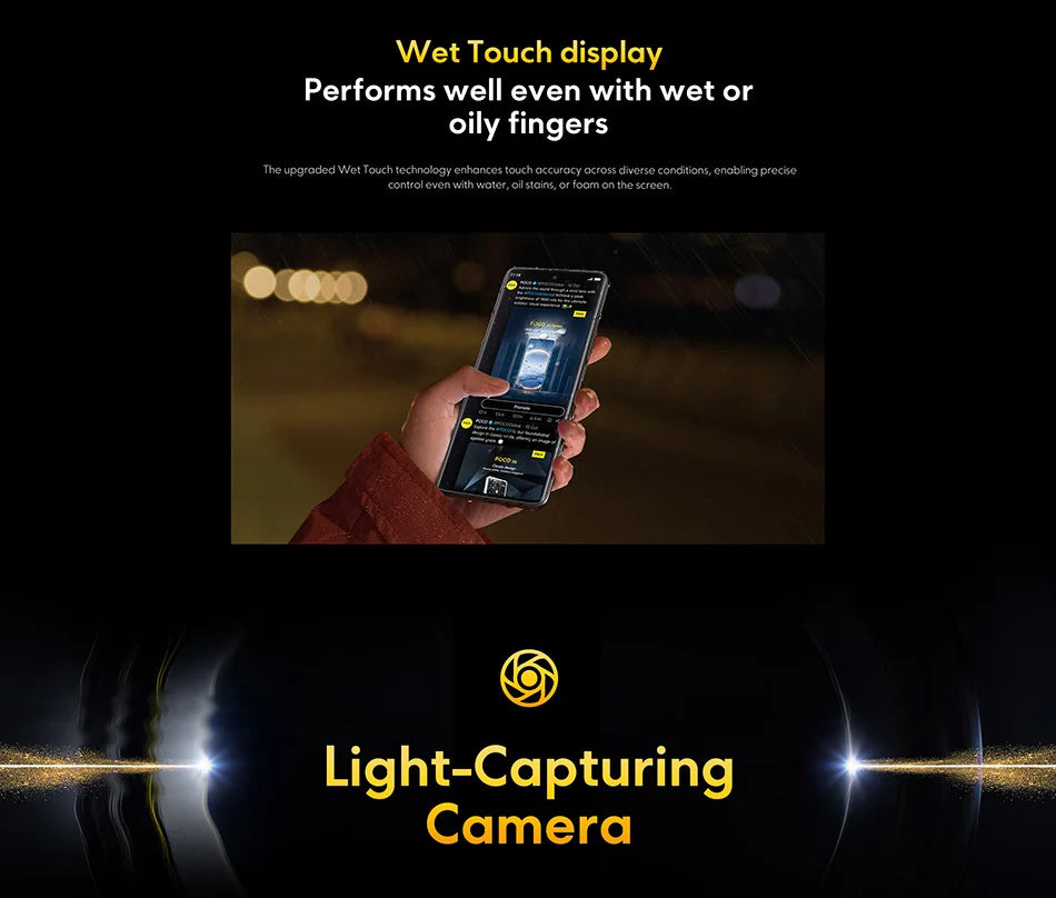 Global Version POCO X7 Smartphone 5110mAh 45W 50MP Camera Dimensity 7300-Ultra 6.67"120Hz AMOLED Display IP68 Xiaomi HyperOS NFC