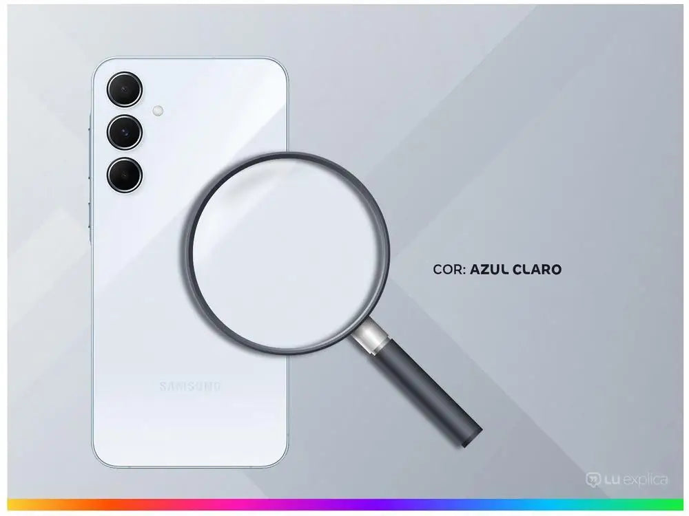 Smartphone Samsung Galaxy A55 128GB Light Blue 5G 8GB RAM 6,6 "Camera. Triple + Selfie 32MP Dual Chip