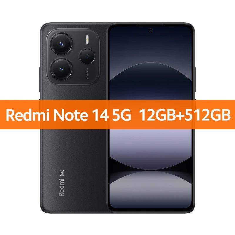 Redmi Note 14 5G Xiaomi Global Version MediaTek Dimensity 7025 Ultra 108MP Camera 45W Turbo Charging 5110mAh Battery Smartphone