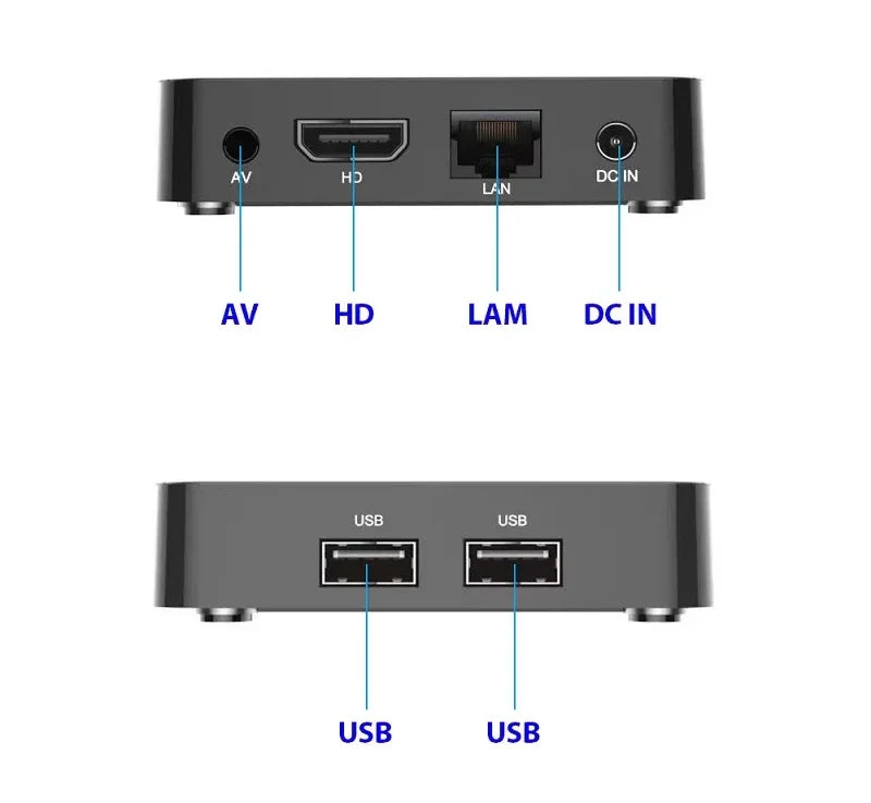 2024 Hot Smart 4K HDR TVBox Allwinner H313 2.4G/5G WIFI Bluetooth Google Voice Assistant 2G8G 100M Android 10.0 Media Player BOX
