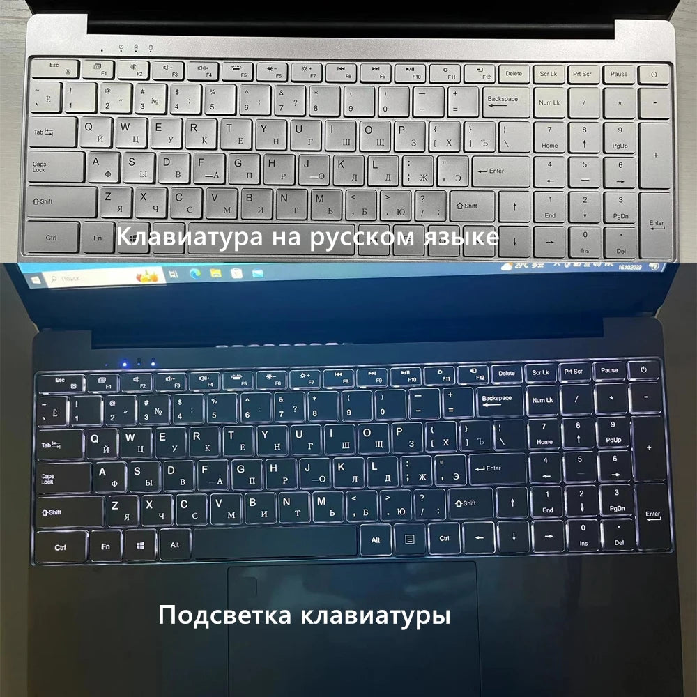 AKPAD Windows 10 11 Ram 16GB Rom 256GB 512GB 1TB 2TB SSD Ultrabook Computer 2.4G/5.0G Wifi Bluetooth Intel N5095 Cheap Laptop