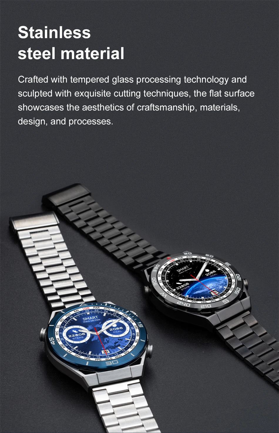 LIGE GPS Smart Watch Men 454*454 HD resolution Voice Calling NFC Watches Compass IP68 Waterproof ECG+PPG Smartwatch For Huawei