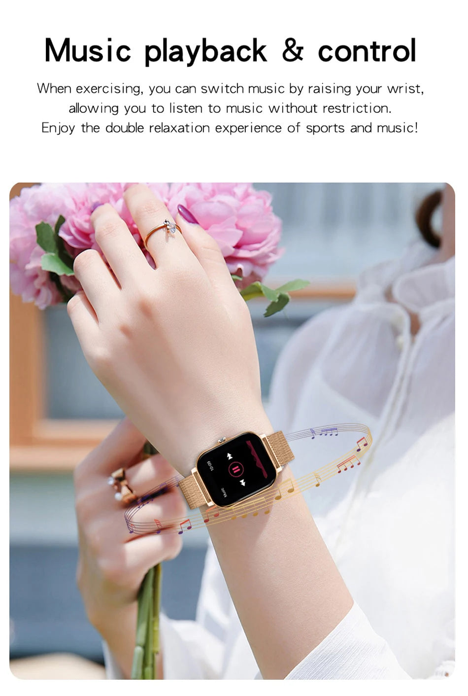 2025 Smartwatch Android Phone 1.44''Inch HD Screen Bluetooth Call Blood Oxygen/Pressure Monitoring Smart Watch Women Men Gift