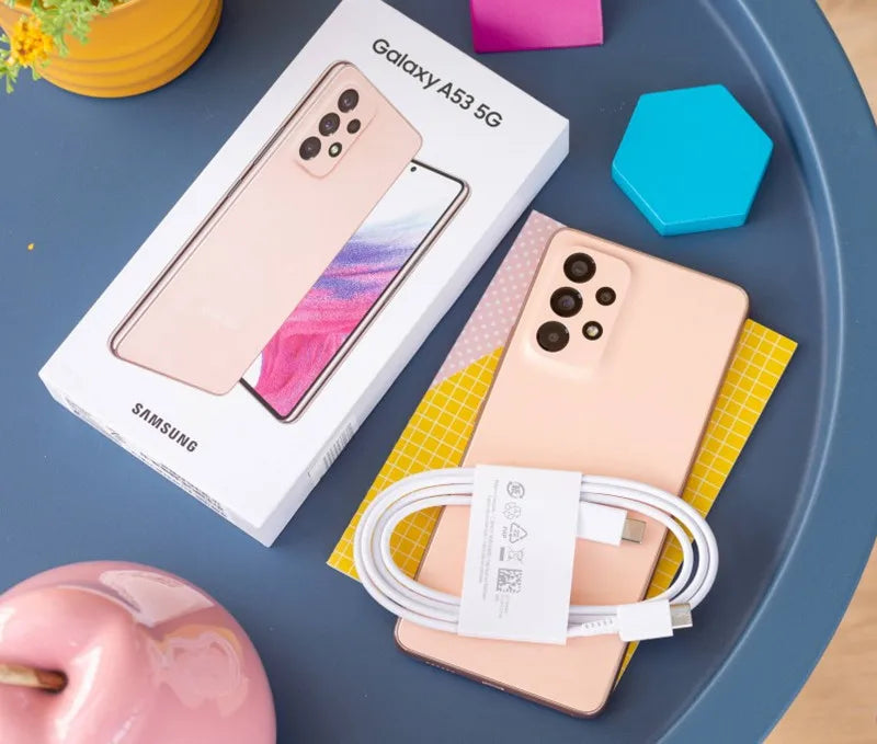 Samsung Galaxy A53 5G A536U1 A536B A536E A5360 6.5" 6GB RAM 128/256GB Octa Core Exynos NFC Original Android Cell Phone