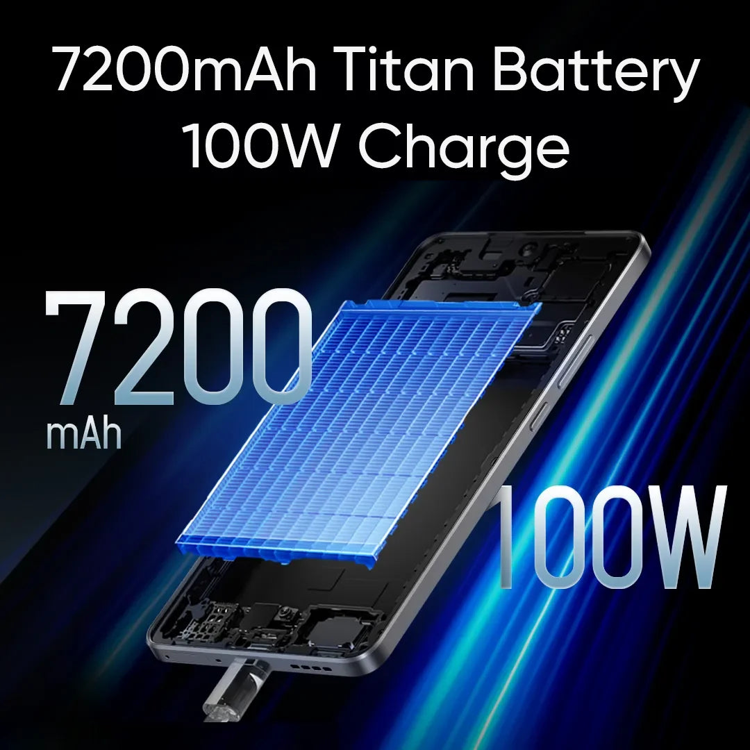 Origianl Official Rom Realme GT 7 Unlocked Simcard Region Network Dimensity 9400+ 6.8" 144Hz OLED 7200mAh 100W Ultracharge 50MP