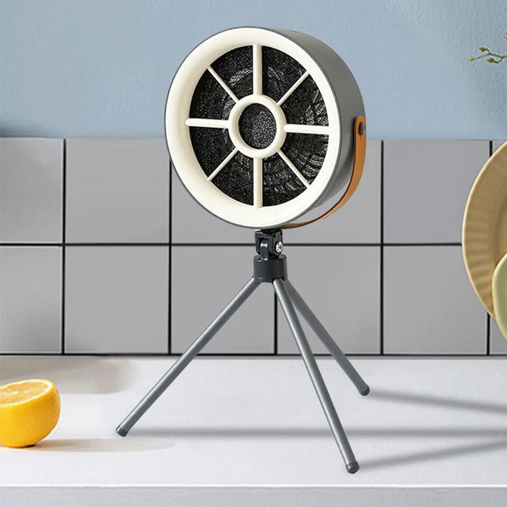 Portable Desktop Range Hoods Exhaust Fan Small Kitchen Hood Barbecue USB Supply Desktop Range Hoods with 3 Speed