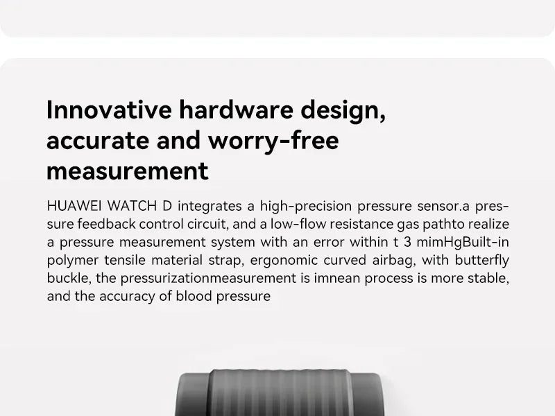 Authentic Huawei WATCH D Huawei wrist ECG blood pressure recorder smart watch blood pressure measurement ECG..