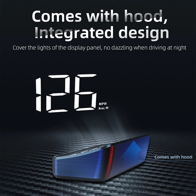 Xiaomi New Car Speedometer HUD Head Up Display Digital Speed Mete GPS Compass Multifunctional Automatic Car Windshield Projector