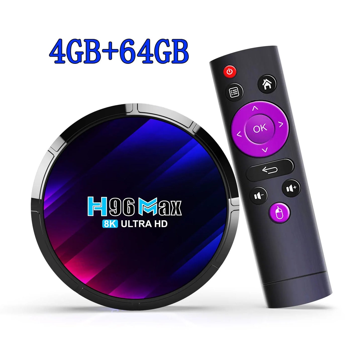 H96MAX RK3528 Android 13.0 TV Box Support 2.4G/5.8G WiFi6 BT5.0 4K Video Set Top TV Box Decode And Play 8K