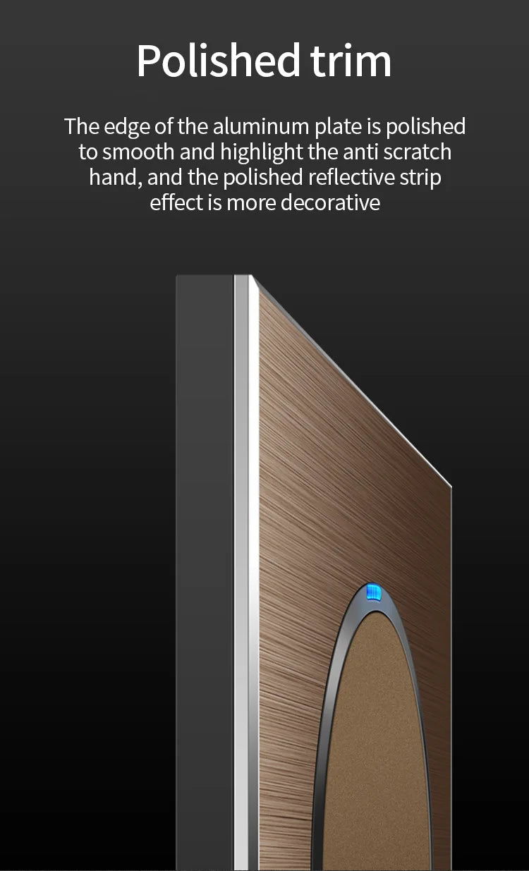High quality coffee color universal Retro Eu FR 220V wall light switch,Reset button switch electrical socket with LED indicator