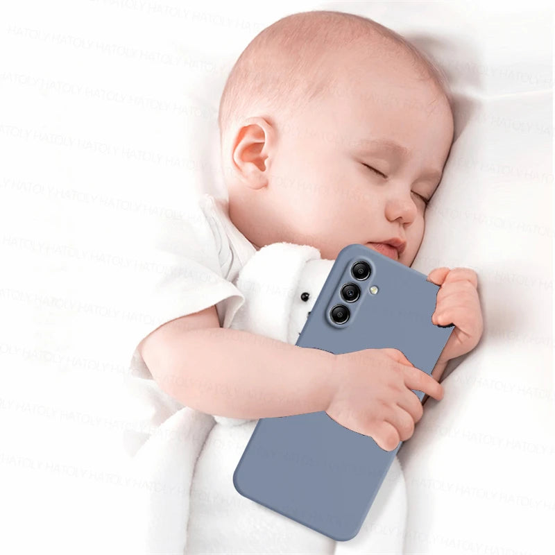 For Samsung Galaxy A36 Case Cover Samsung Galaxy A36 A06 A16 A15 A35 Funda Coque Soft Original Liquid Silicone Case Samsung A36
