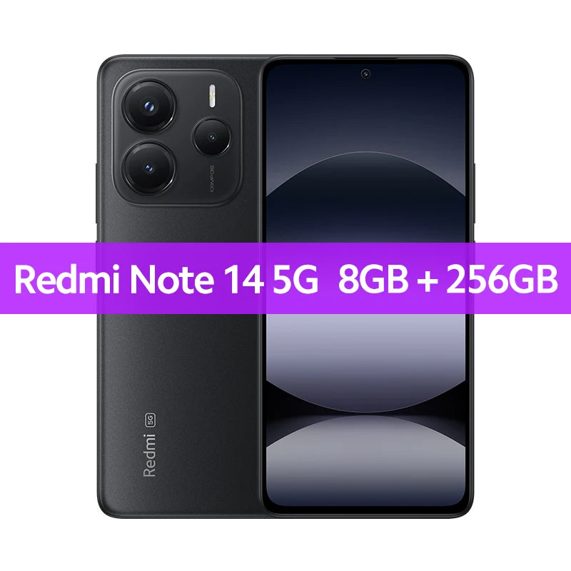 Redmi Note 14 5G Xiaomi Global Version MediaTek Dimensity 7025 Ultra 108MP Camera 45W Turbo Charging 5110mAh Battery Smartphone