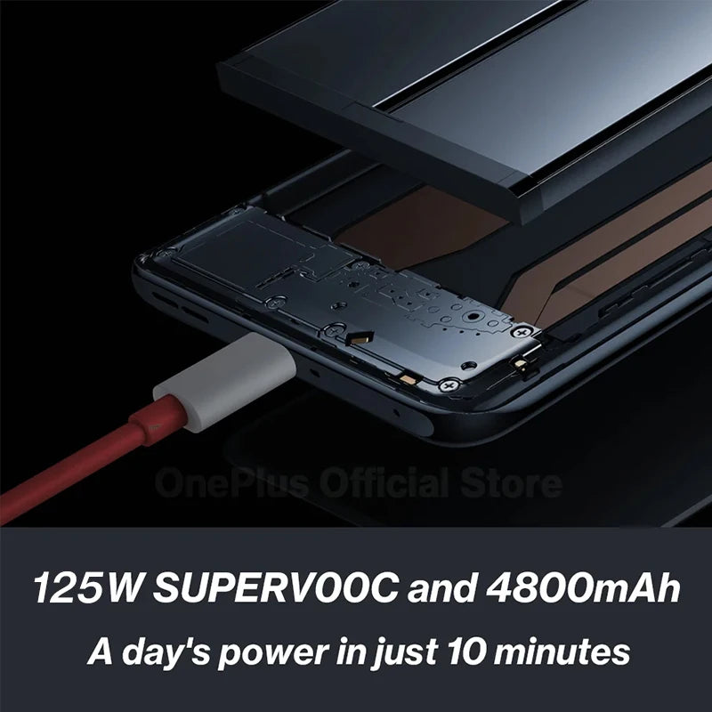 OnePlus 10T 10 T 5G Smartphone Global Version 8GB 128GB Snapdragon 8+ Gen 1 125W SUPERVOOC 4800mAh 120 Hz Fluid AMOLED Display