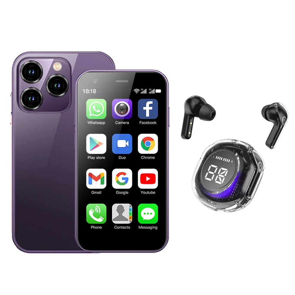 SERVO 15SE Small Smartphone 2 SIM WCDMA Android 8.1 RAM 2GB ROM 16GB GPS WIFI 3.0" Screen Mini Portable Mobile Phone Cheap Price