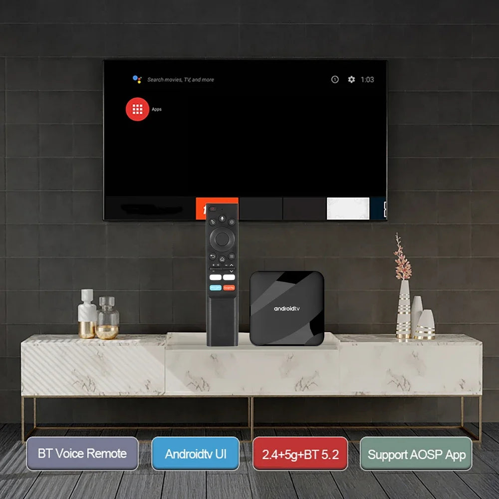 TV98 ATV W2 TV Box Android 14 TV98 ATV Amlogic S905W2 iptv 5G Dual Wifi 8K 4K Media Player Voice Remote PK TV98 PRO Set Top Box