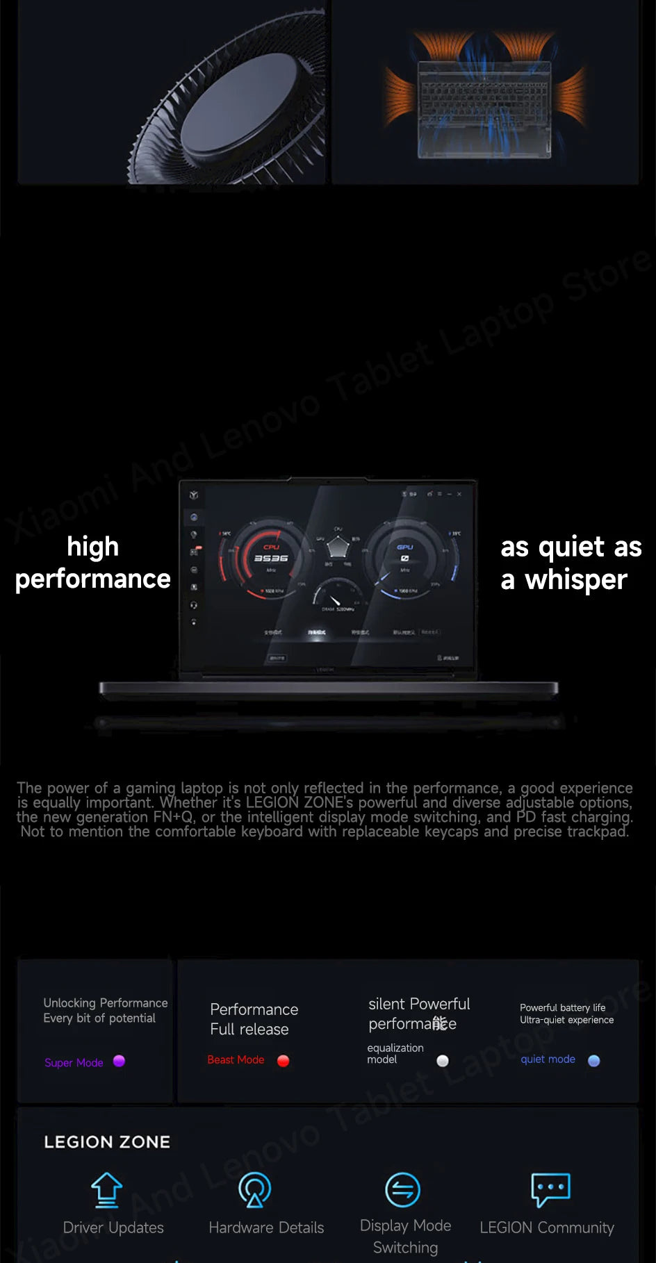 Lenovo laptop Legion Y7000 15.6"144Hz Gaming laptop Intel Core i7-13650HX 24/32GB DDR5 RAM 512GB/1TB/2TB SSD RTX4060 Notebook PC