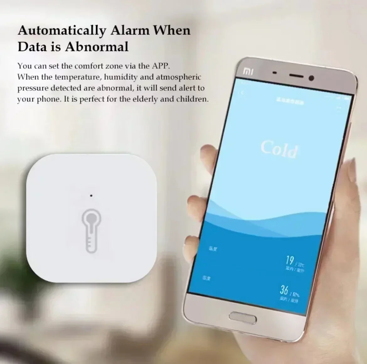 Aqara Temperature Sensor Smart Air Pressure Humidity Environment Sensor Zigbee Smart Remote Control For Mijia Home Homekit