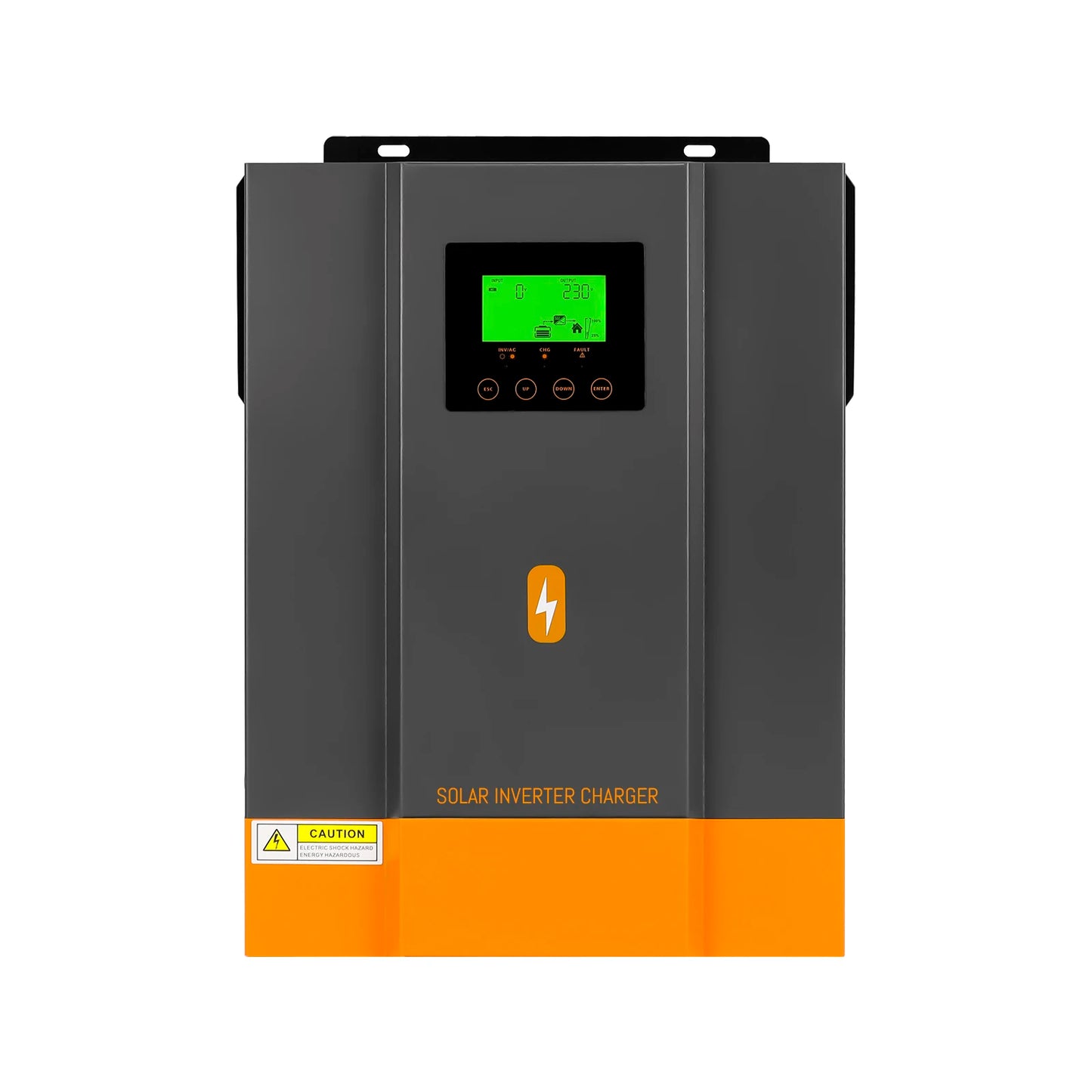 3000W 80A MPPT Solar Charge Controller DC 24V to 230V AC Max Solar Panel Input 450V Pure Sine Wave Hybrid Inverter Fit Lifepo4