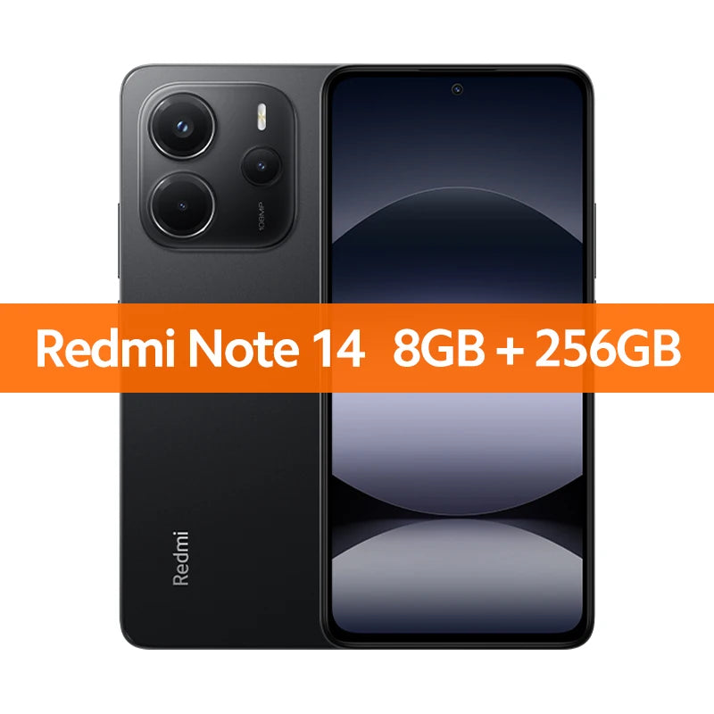 【World Premiere】Global Version Xiaomi Redmi Note 14 MediaTek Helio G99-Ultra 108MP AI Camera 6.67" AMOLED 120Hz Display 5500mAh