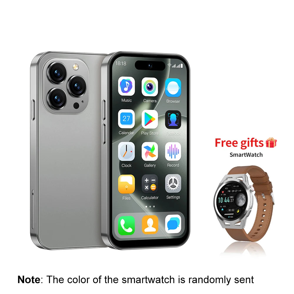 SERVO S16 Mini 4.0" Display Smartphone Android 10.0 3G WCDMA Dual SIM Standby 2GB+16GB Play Store WiFi Cute Cellphone Free Gifts