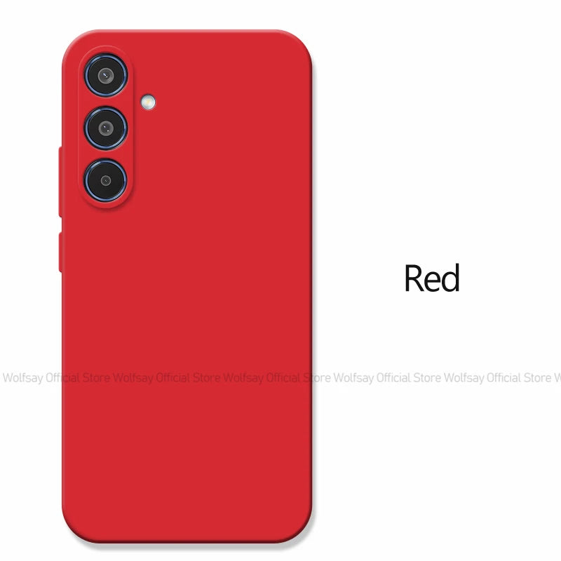 For Samsung Galaxy M35 Case Samsung Galaxy M15 M35 M55 5G Cover TPU Shockproof Liquid Silicone Phone Cover Samsung Galaxy M35