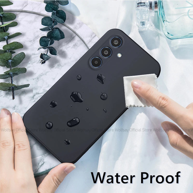 For Samsung Galaxy M35 Case Samsung Galaxy M15 M35 M55 5G Cover TPU Shockproof Liquid Silicone Phone Cover Samsung Galaxy M35