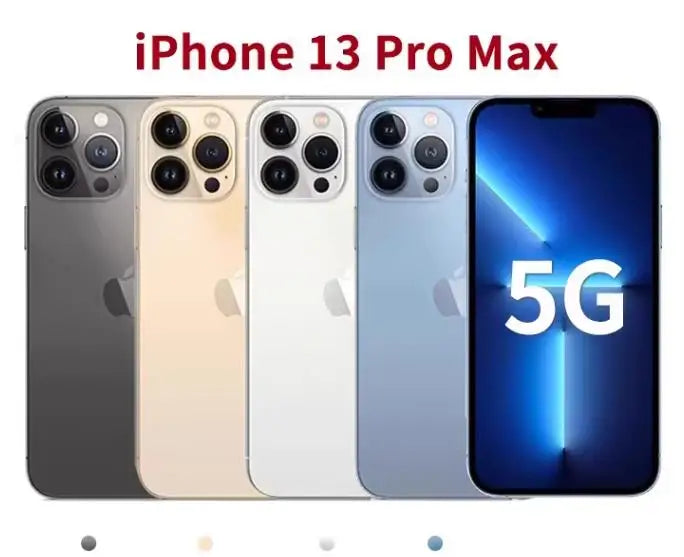 Original iPhone 13 Pro Max Unlocked 128GB 256GB 512GB ROM A15 IOS Face ID NFC 6.7" iphone 13 pro max 5G Cell Phone