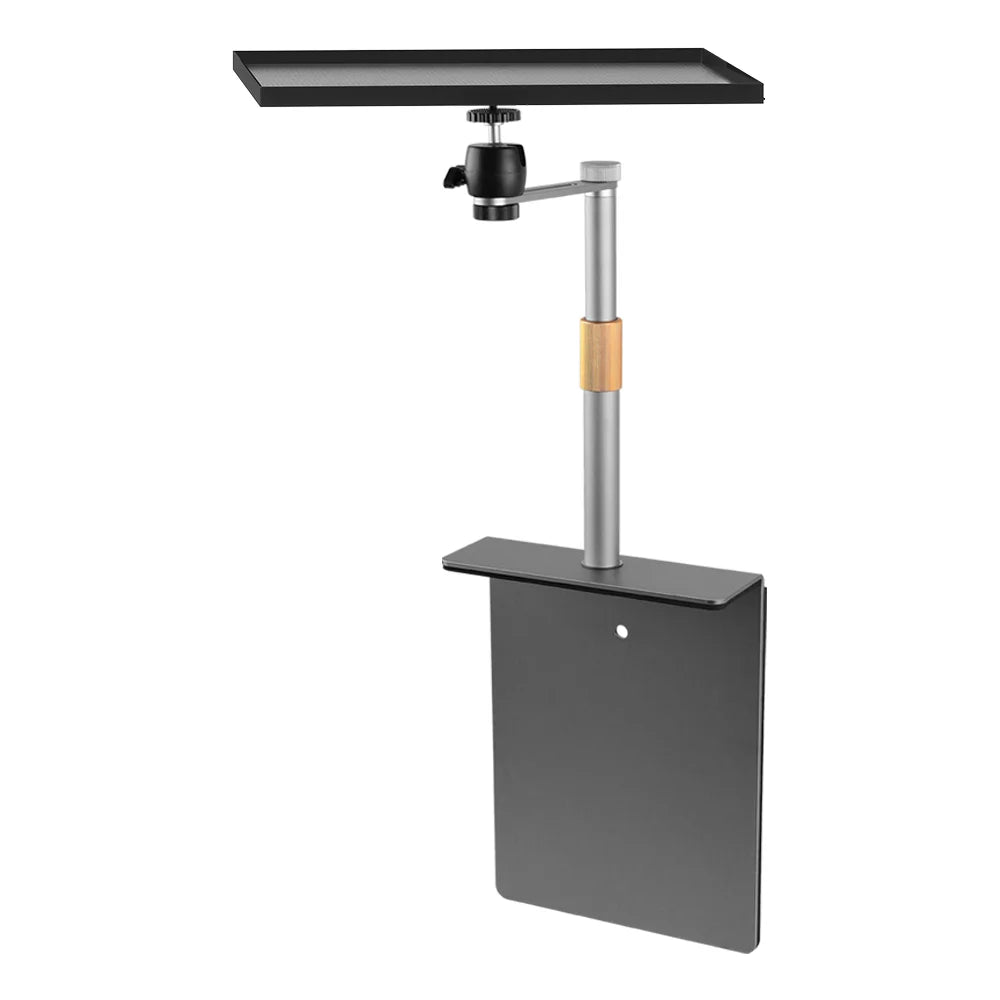 Multifunctional Projector Stand for Bedside Desktop Sofa Bed 360° Rotation Adjustable Thick Metal Base Projector Support Bracket