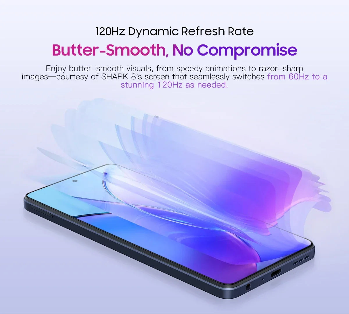 Blackview SHARK 8 Machine Android 13 8GB 128GB/256GB G99 6.78'' 120Hz 2.4K Display 64MP Camera