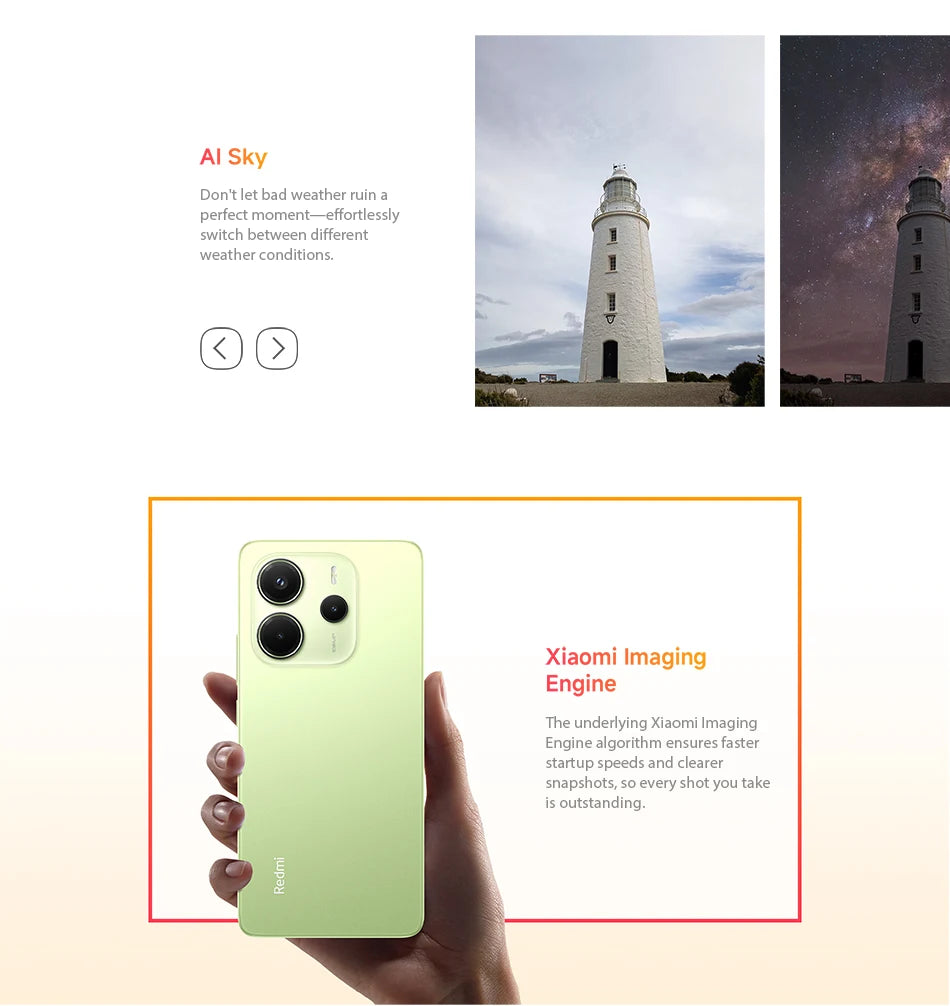 【World Premiere】Global Version Xiaomi Redmi Note 14 MediaTek Helio G99-Ultra 108MP AI Camera 6.67" AMOLED 120Hz Display 5500mAh