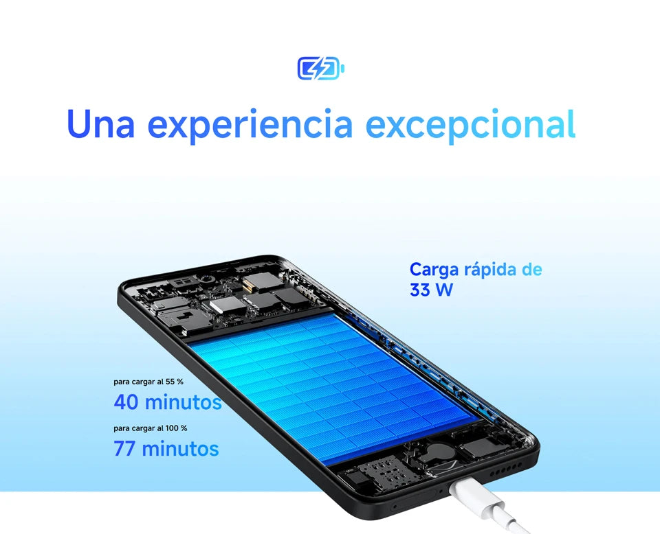 Xiaomi Redmi Note 14 4G NFC helium G99-Ultra 6,67 ''AMOLED screen 120 Hz 108 MP IA camera 5500 mAh battery,Charger Not Included