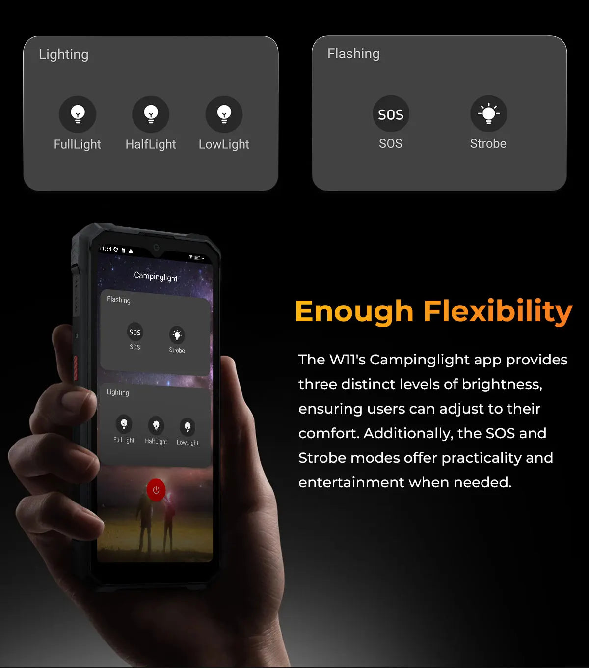 HOTWAV W11,12GB+256GB,Rugged,20800 мАч,280LM Flashlight,NFC,33W Fast Charging,24MP Night Camera,Global Version
