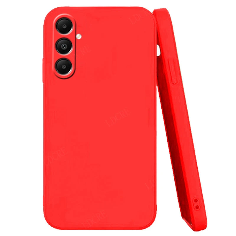 For Samsung Galaxy A05S Case Cover Samsung A05S Capas Liquid Silicone Soft TPU Cover Samsung A14 A34 A54 A24 A25 A05 A05S Fundas