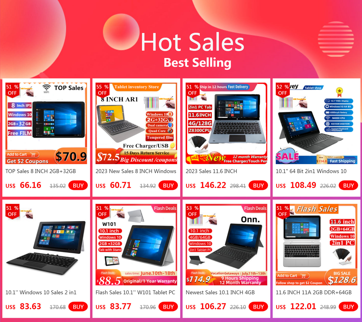 Glavey 1G+64G 2 in1 Tablet PC 11.6'' Windows 10 Free Docking Keyboard Z3735G CPU 1366*768 IPS Screen Quad Core G12 Dual Camera