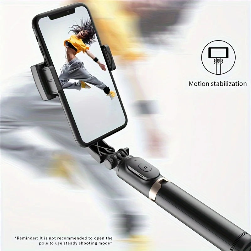 Handheld stabilizer, wireless selfie stick, anti shake pan, tripod, lazy phone holder, desktop