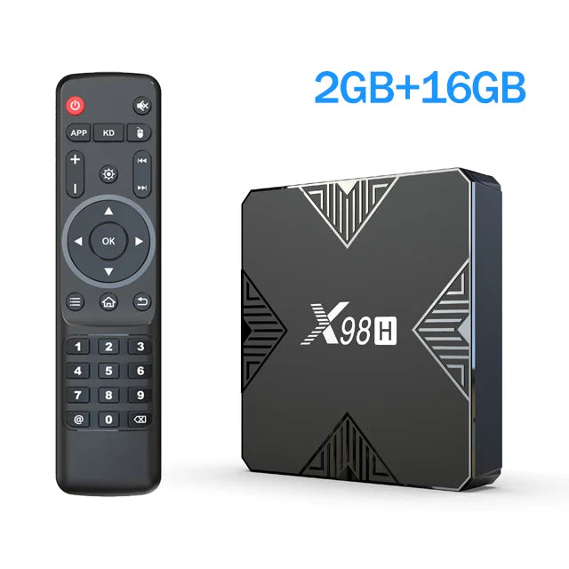 X98H Smart TV BOX Android 12 Allwinner H618 Wifi 6 BT5.0 4K 4G32G Media Player 2.4G 5G Wifi Set Top Box 2G16G PK X96Q