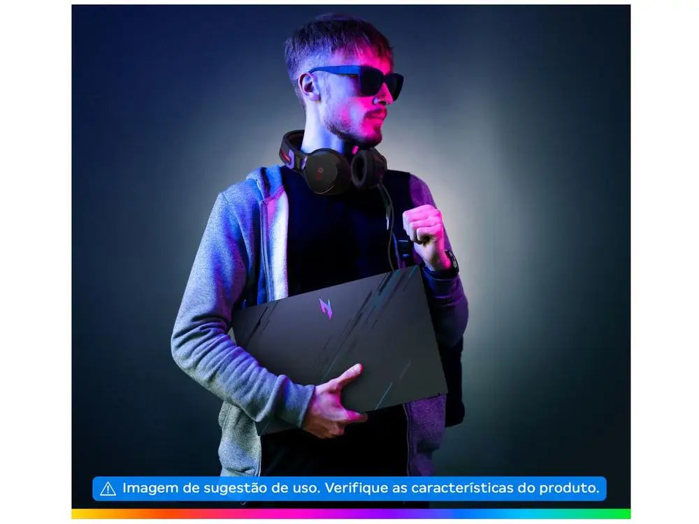 Gamer Notebook Acer Nitro V15 Intel Core i5 512GB SSD 16GB RAM 15,6 "Full HD 144Hz IPS RTX 3050 6GB ANV15-51-582R