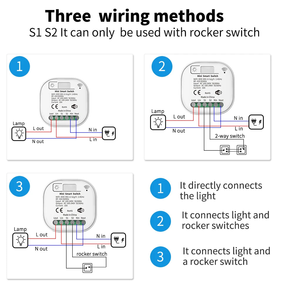 Tuya Smart Switch No Battery Required Push Button Panel Light Switches WiFi Wireless Remote Timing Relay Aleax Wall Switch