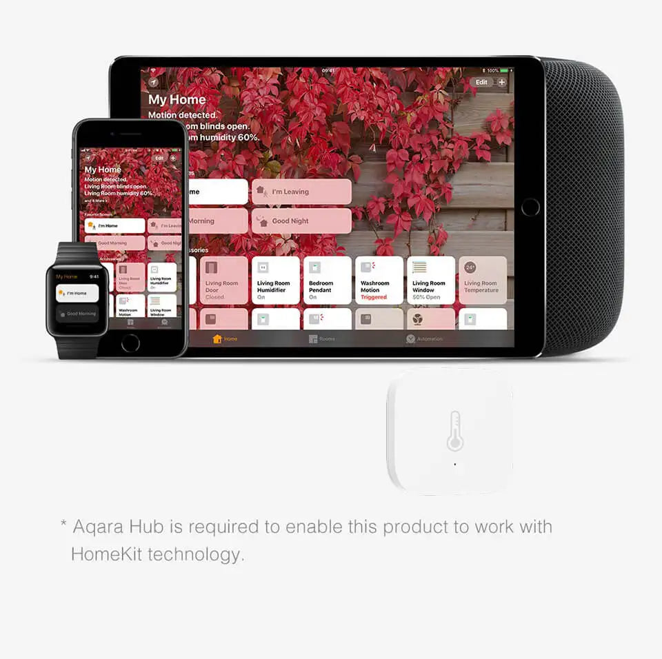 Aqara Temperature Sensor Smart Air Pressure Humidity Environment Sensor Zigbee Smart Remote Control For Mijia Home Homekit