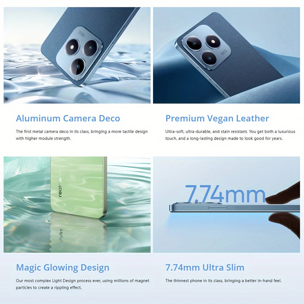 realme C63 8+256GB 6,75'' 90Hz Eye Comfort Display 50MP AI Camera 5000mAh Battery 45W Fast Charge