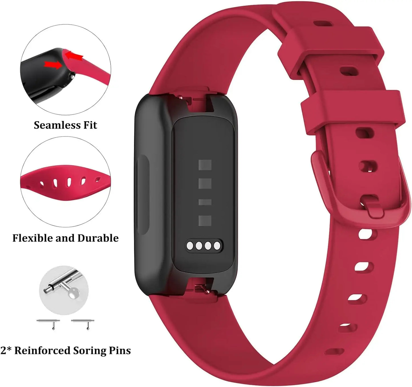 Silicone Wristband For Fitbit Inspire 3 Strap For Fitbit Inspire 3 Smart Watch Bracelet Watchband For Inspire3 Correa (No Watch)