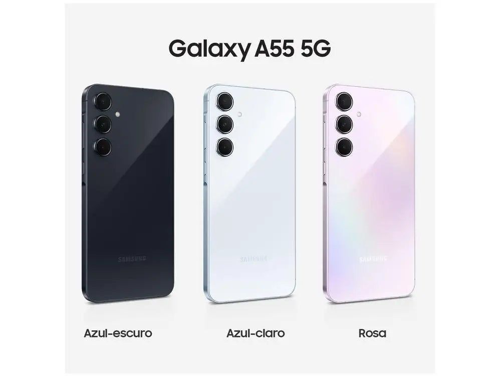 Smartphone Samsung Galaxy A55 128GB Light Blue 5G 8GB RAM 6,6 "Camera. Triple + Selfie 32MP Dual Chip