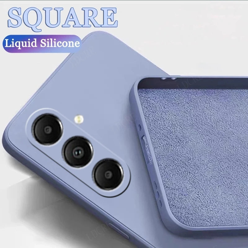 For Samsung Galaxy A05S Case Cover Samsung A05S Capas Liquid Silicone Soft TPU Cover Samsung A14 A34 A54 A24 A25 A05 A05S Fundas