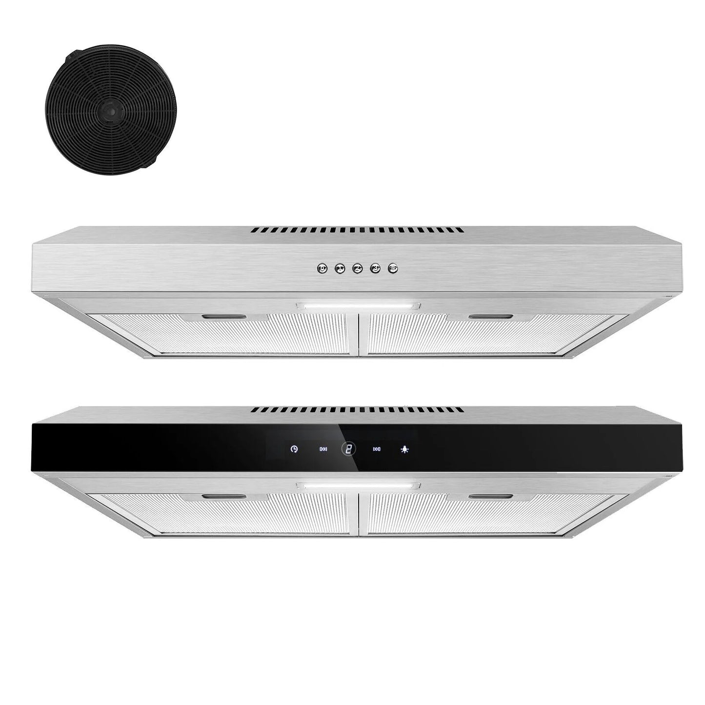 TopStrong 60cm Under-Cabinet Exhaust Air Recirculating LED Extractor Hood EUTF2360