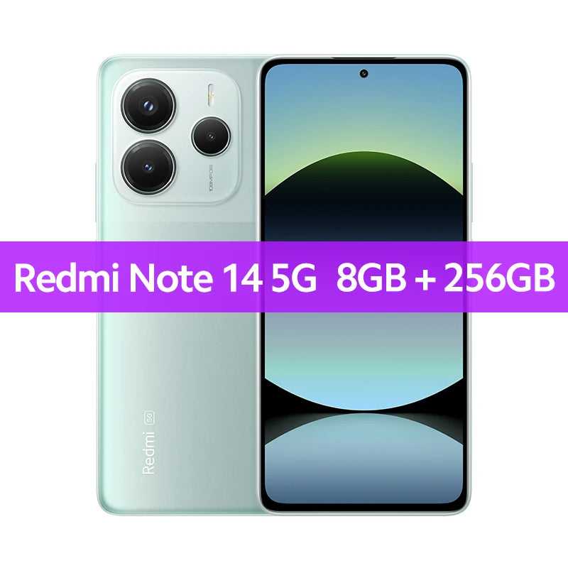 Redmi Note 14 5G Xiaomi Global Version MediaTek Dimensity 7025 Ultra 108MP Camera 45W Turbo Charging 5110mAh Battery Smartphone