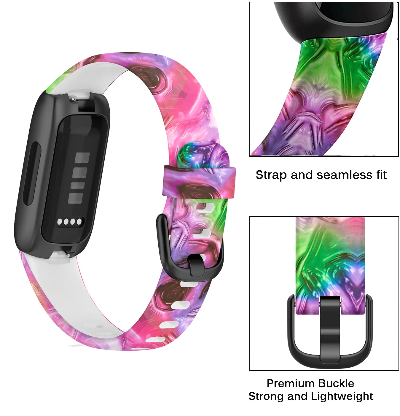 Silicone Wristband For Fitbit Inspire 3 Strap For Fitbit Inspire 3 Smart Watch Bracelet Watchband For Inspire3 Correa (No Watch)