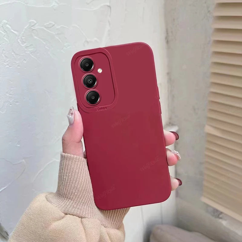 For Samsung A15 Case Cover Samsung Galaxy A15 Capas Camera Protector Back Colour Shockproof TPU Soft Fundas Samsung A05S A05 A15