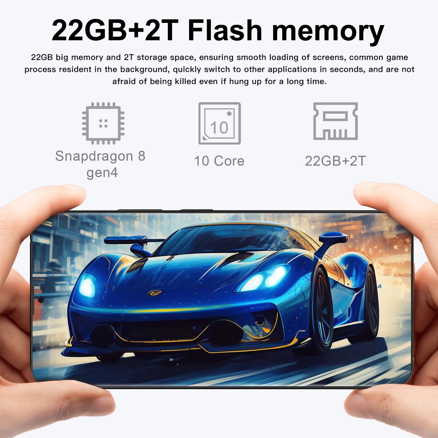 2025 Pixel 9 Pro XL Smartphone 7.3 FHD + 108MP 22GB + 2TB Snapdragon 8 Gen4 8800mAh 5G Dual SIM, Android 15 Expandable Memory